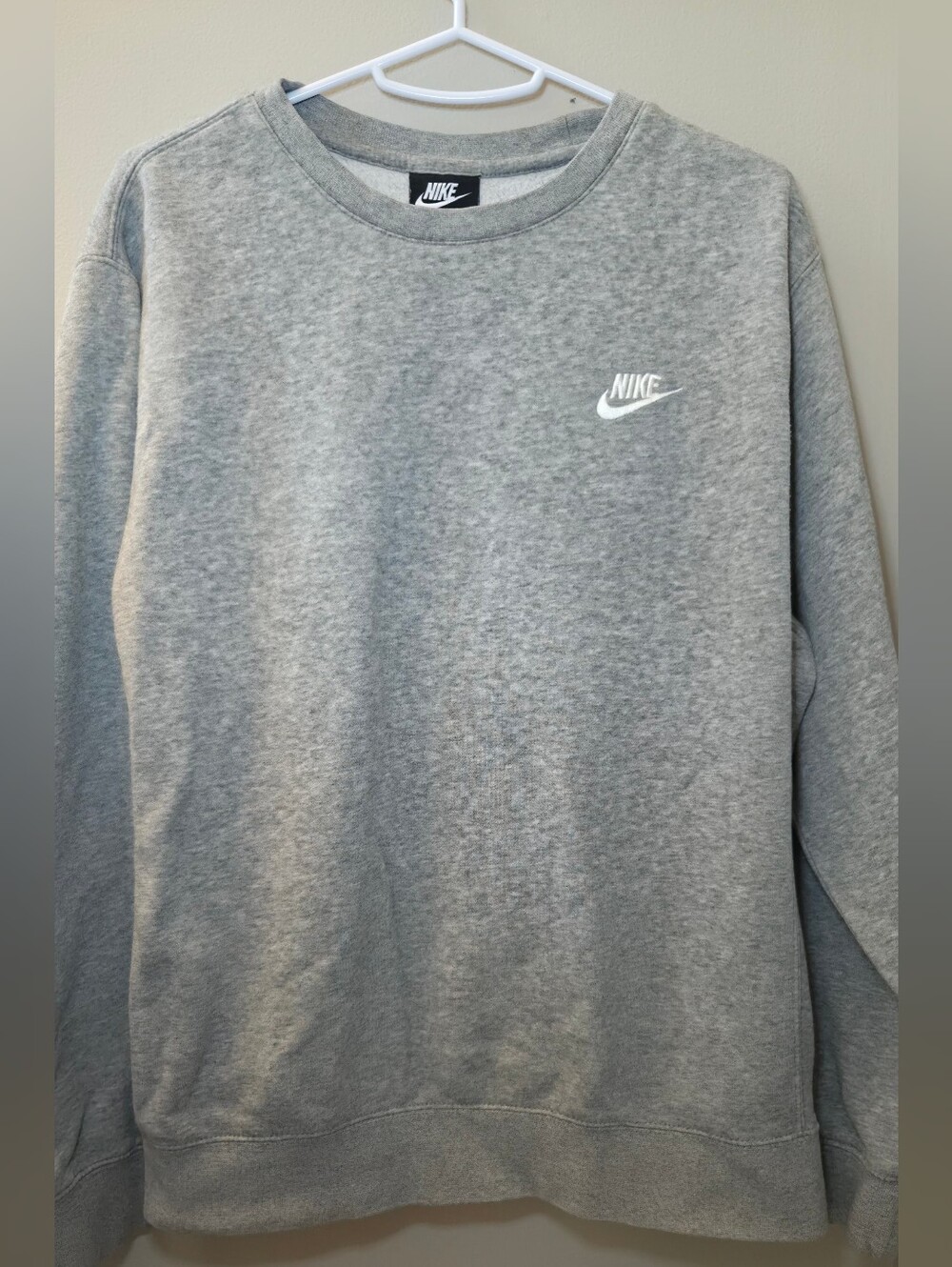 Nike Men's Gray Crewneck Sweatshirt Small